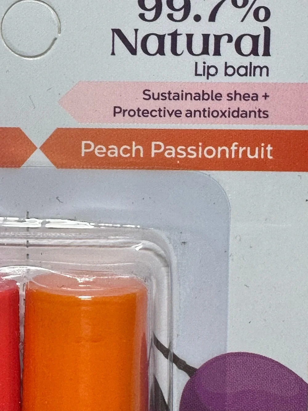 💋 Natural Sense Plant-Based 99.7% Natural Lip Balm Duo 💋